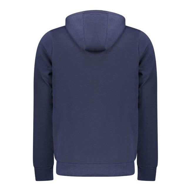 Norway 1963 Blaues Herren-Kapuzensweatshirt aus Baumwolle