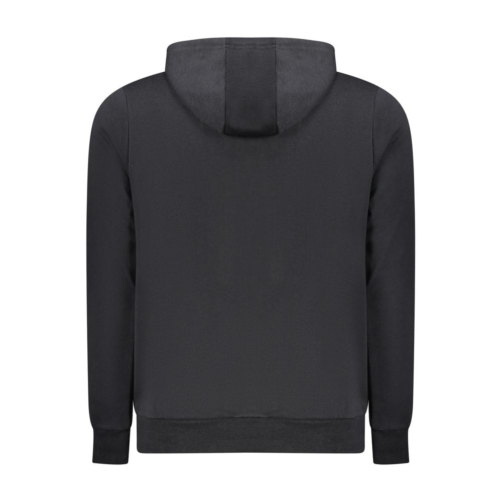Norway 1963 Schwarzes Herren-Kapuzensweatshirt aus Baumwolle