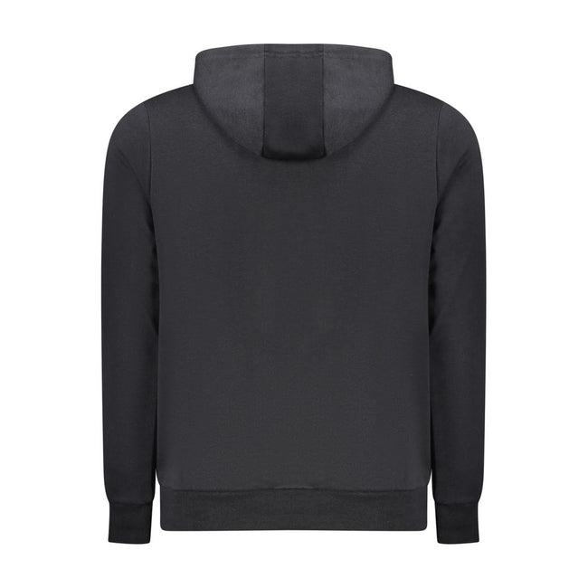 Norway 1963 Schwarzes Herren-Kapuzensweatshirt aus Baumwolle