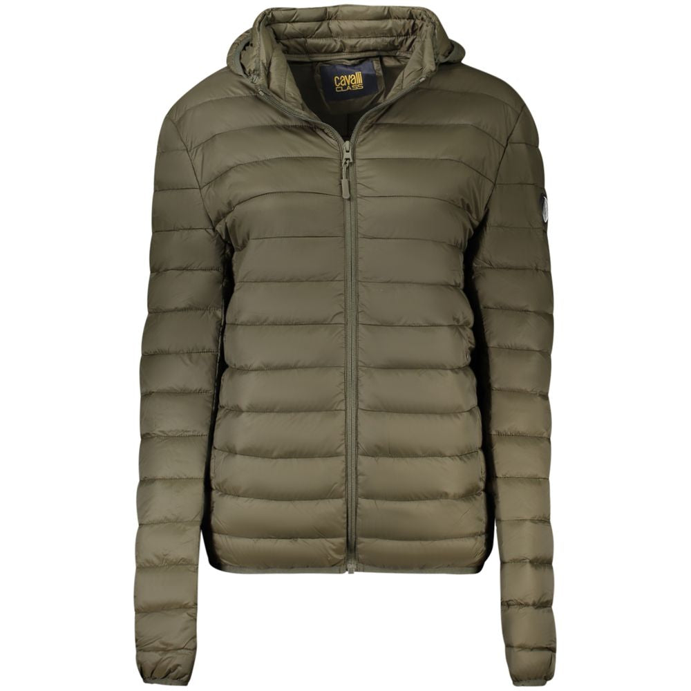 Cavalli Class Men's Jacket in Green Polyester
