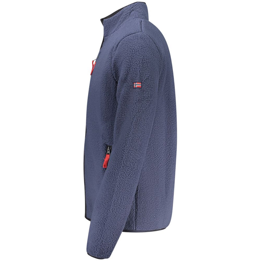 Norway 1963 Blaues Herren-Sweatshirt aus Polyester