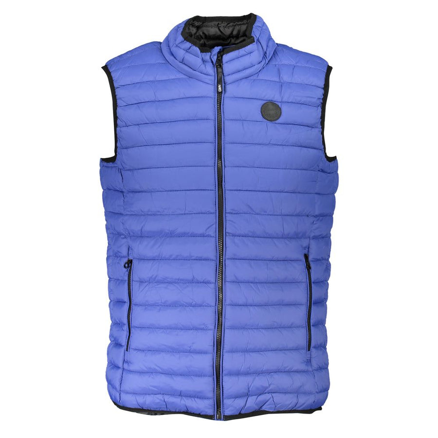 Gianmarco Venturi Sleeveless Polyamide Jacket in Blue
