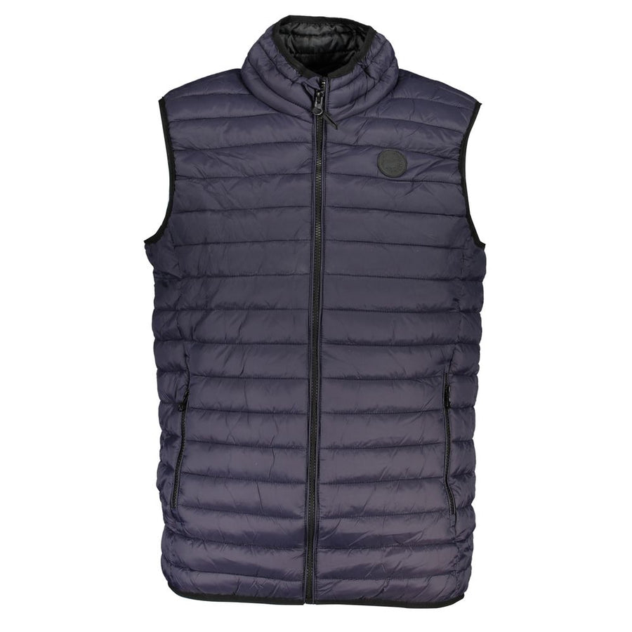 Gianmarco Venturi Sleeveless Polyamide Jacket in Blue