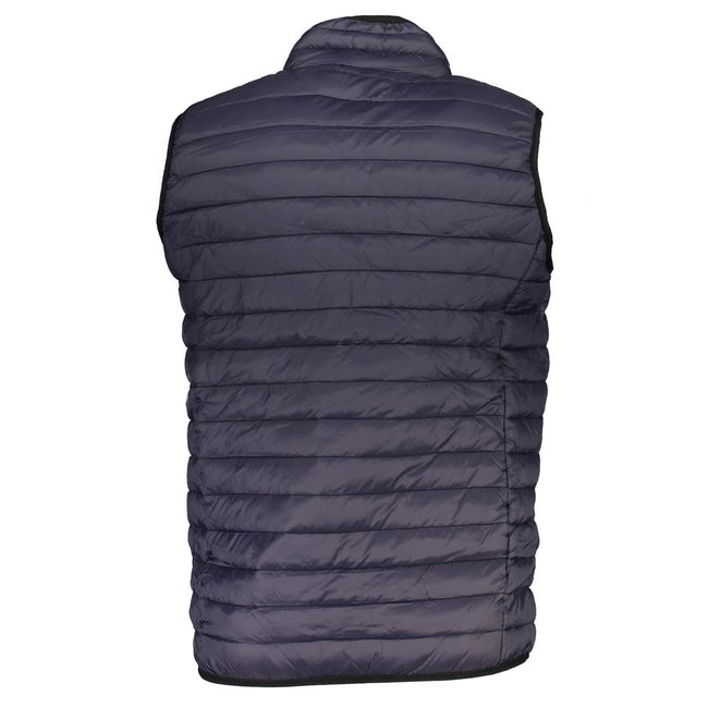 Gianmarco Venturi Ärmellose Jacke aus Polyamid in Blau