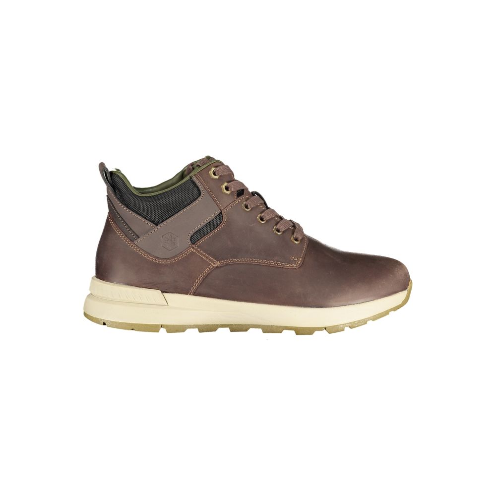 Lumberjack Brauner Polyester-Stiefelette