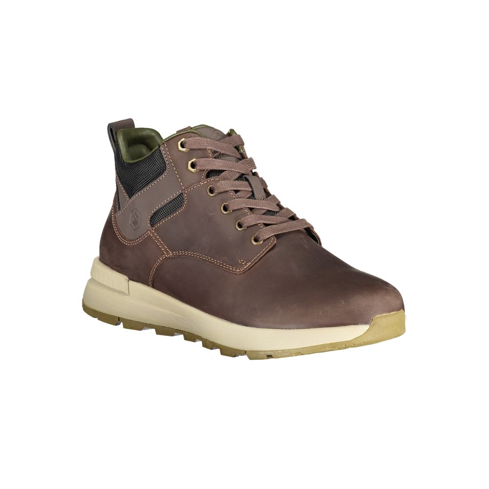 Lumberjack Brauner Polyester-Stiefelette