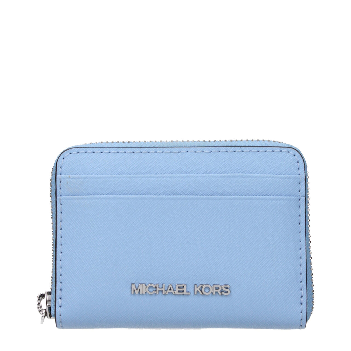 Michael Kors Light Blue Leather Card Holder