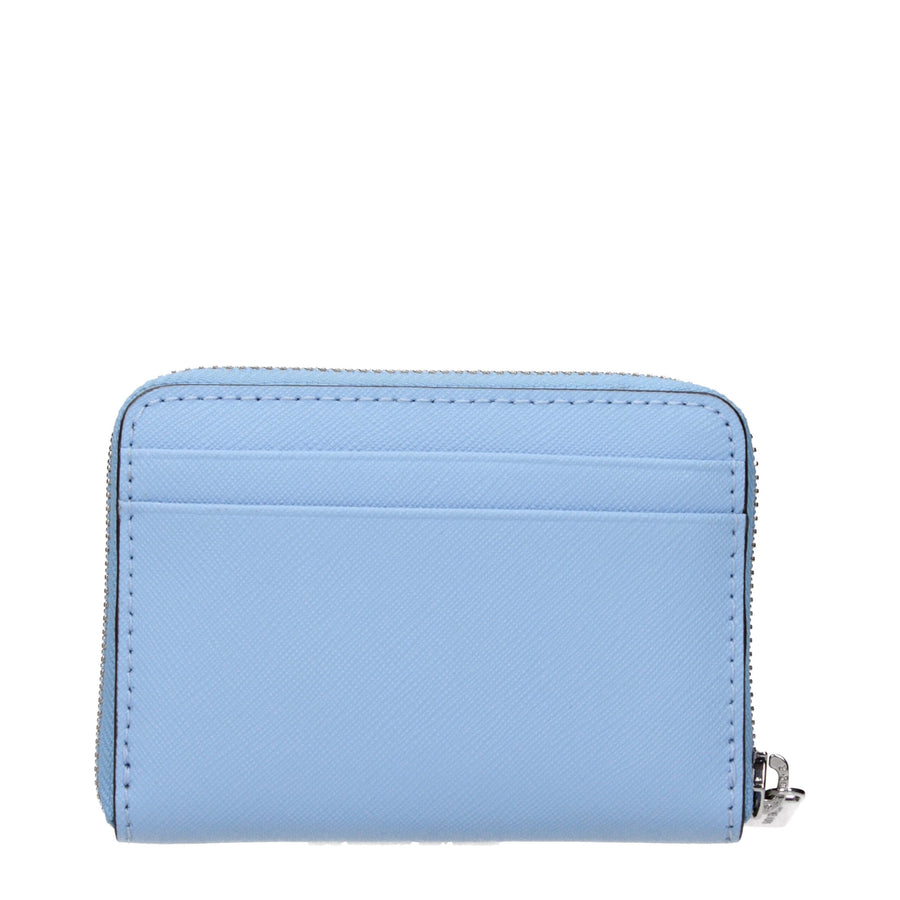 Michael Kors Light Blue Leather Card Holder