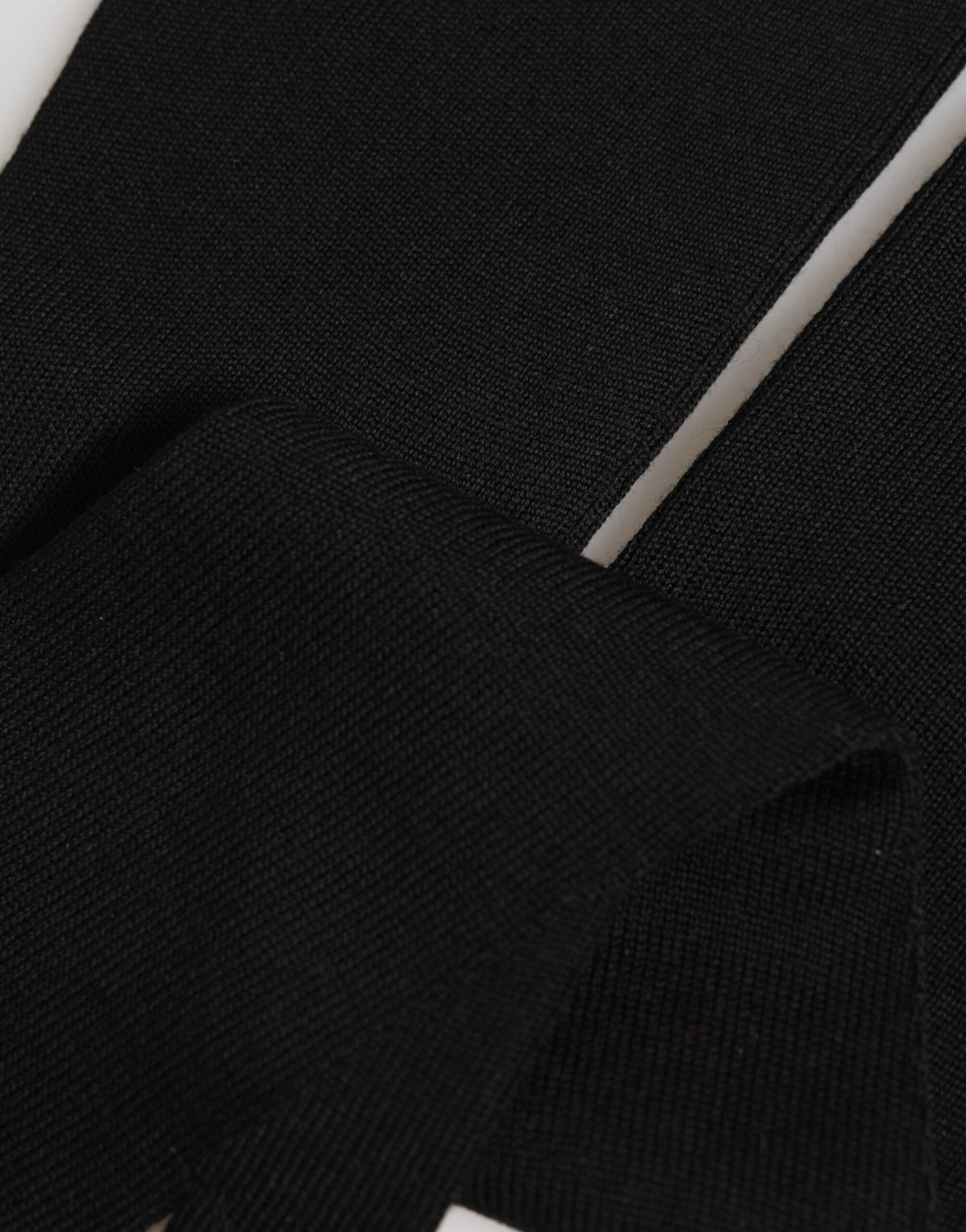 Dolce & Gabbana Men's Black Pure Wool Gloves