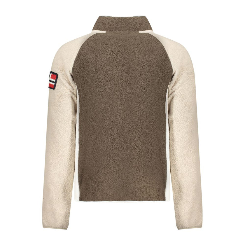 Norway 1963 Marrone Polyester Herren Sweatshirt
