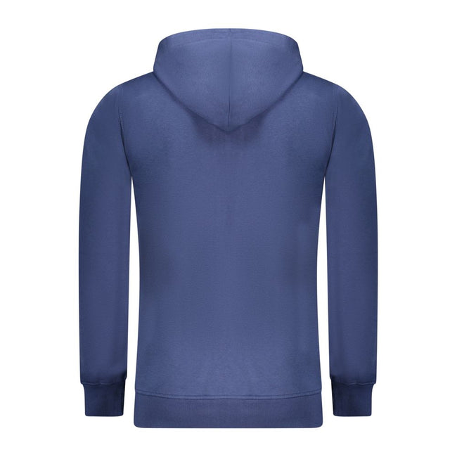 Rifle Blauer Baumwoll-Kapuzenpullover für Herren