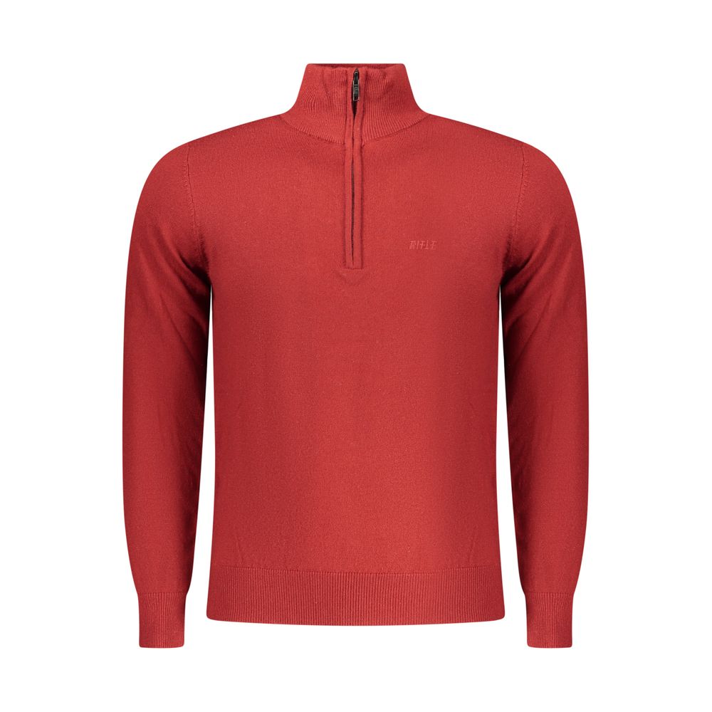 Rifle Roter Herrenpullover aus Polyester