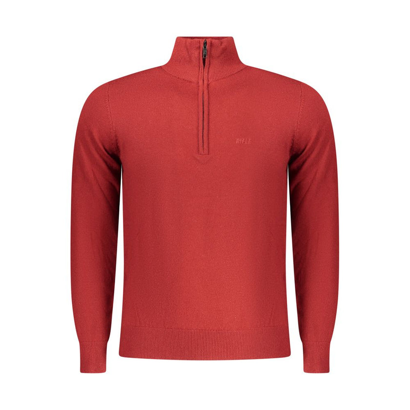 Rifle Roter Herrenpullover aus Polyester