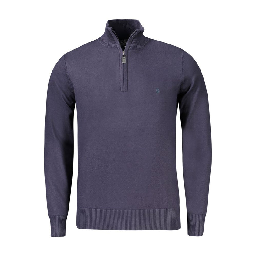 Coveri Moving Blauer Sweatshirt aus Nylon