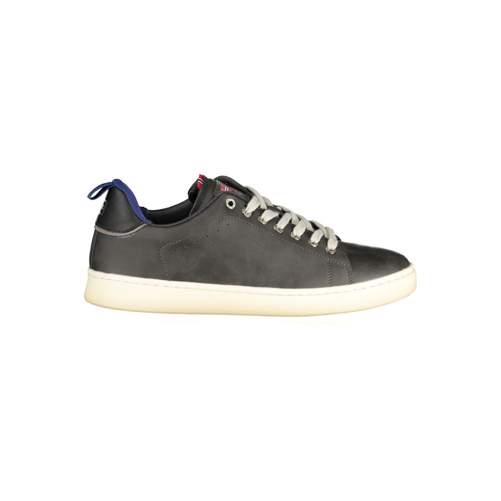 Norway 1963 Schwarzer Sneaker aus Polyurethan für Herren