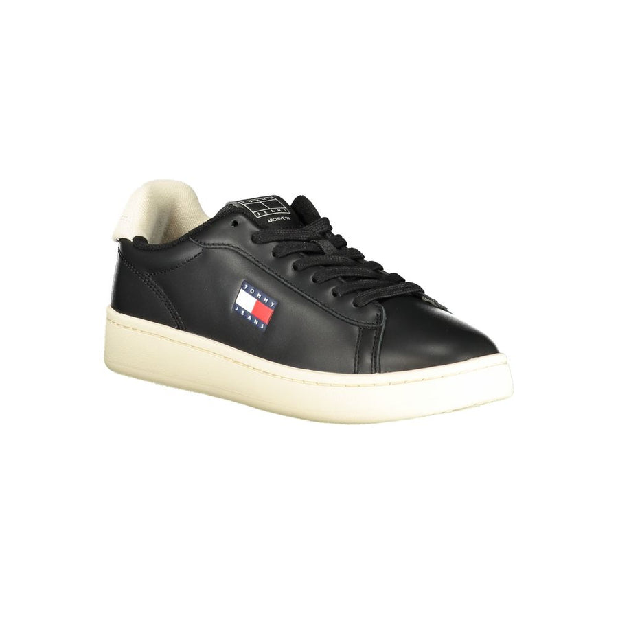 Tommy Hilfiger Women's Black Polyurethane Sneaker