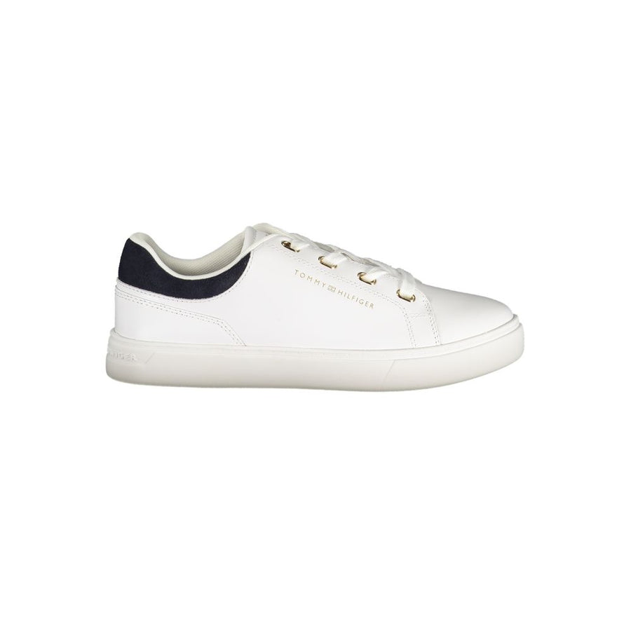 Tommy Hilfiger White Women's Polyurethane Sneakers
