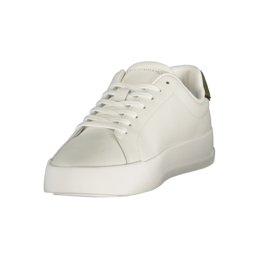 Tommy Hilfiger Men's White Polyurethane Sneaker