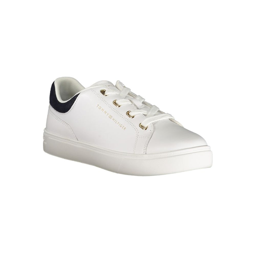 Tommy Hilfiger White Women's Polyurethane Sneakers
