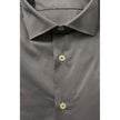 Baldinini Trend Grey Cotton Shirt