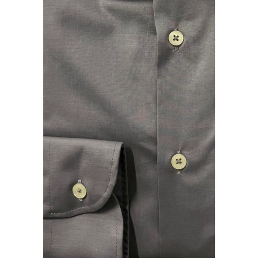 Baldinini Trend Grey Cotton Shirt