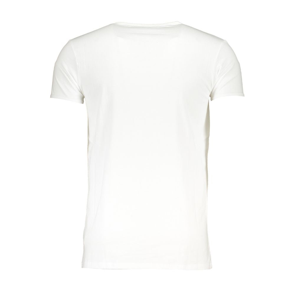 Cavalli Class Men's White Cotton T-Shirt