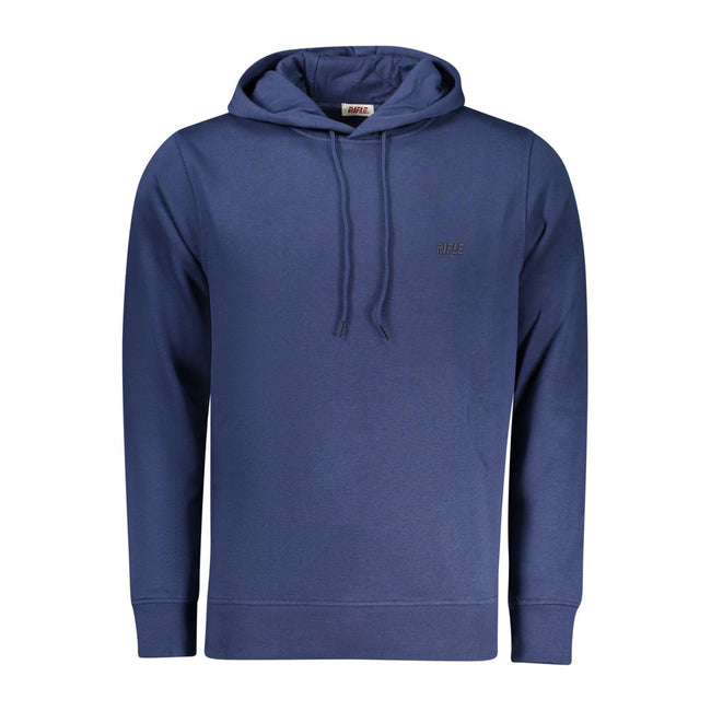 Rifle Blauer Baumwoll-Sweatshirt für Herren