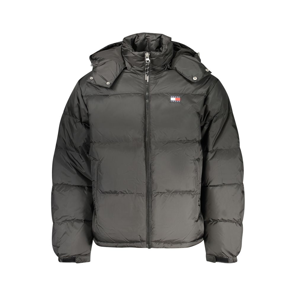 Tommy Hilfiger Men's Black Polyester Jacket