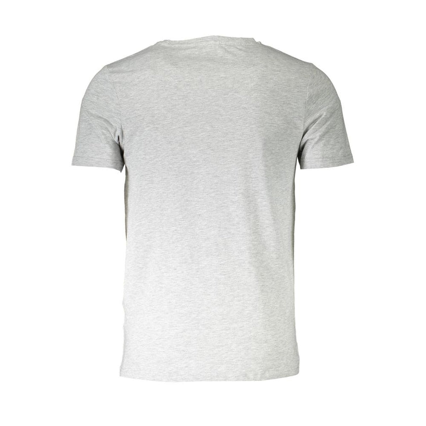 Aeronautica Militare Grigio Baumwoll-T-Shirt für Herren