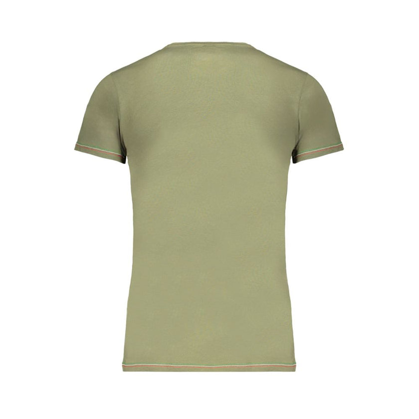 Aeronautica Militare Verde Baumwoll-T-Shirt für Herren
