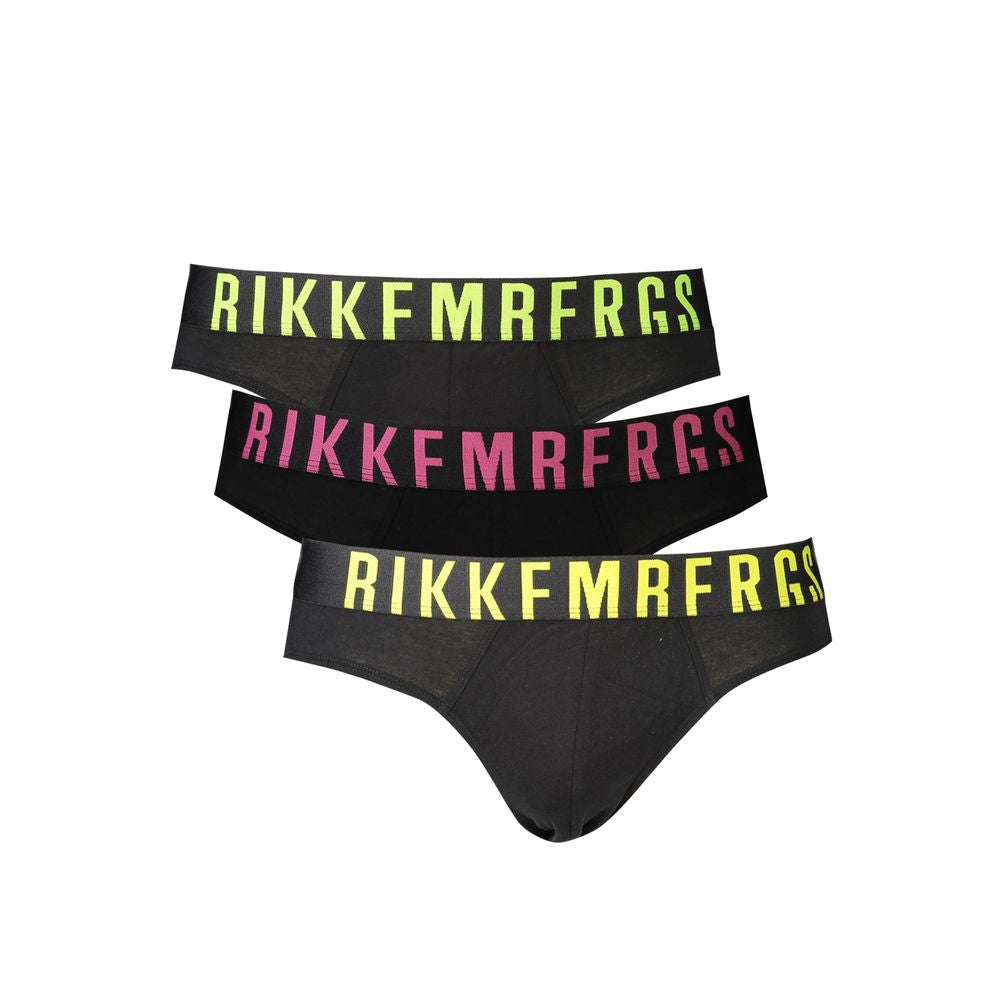 Bikkembergs Baumwollunterwäsche in Schwarz