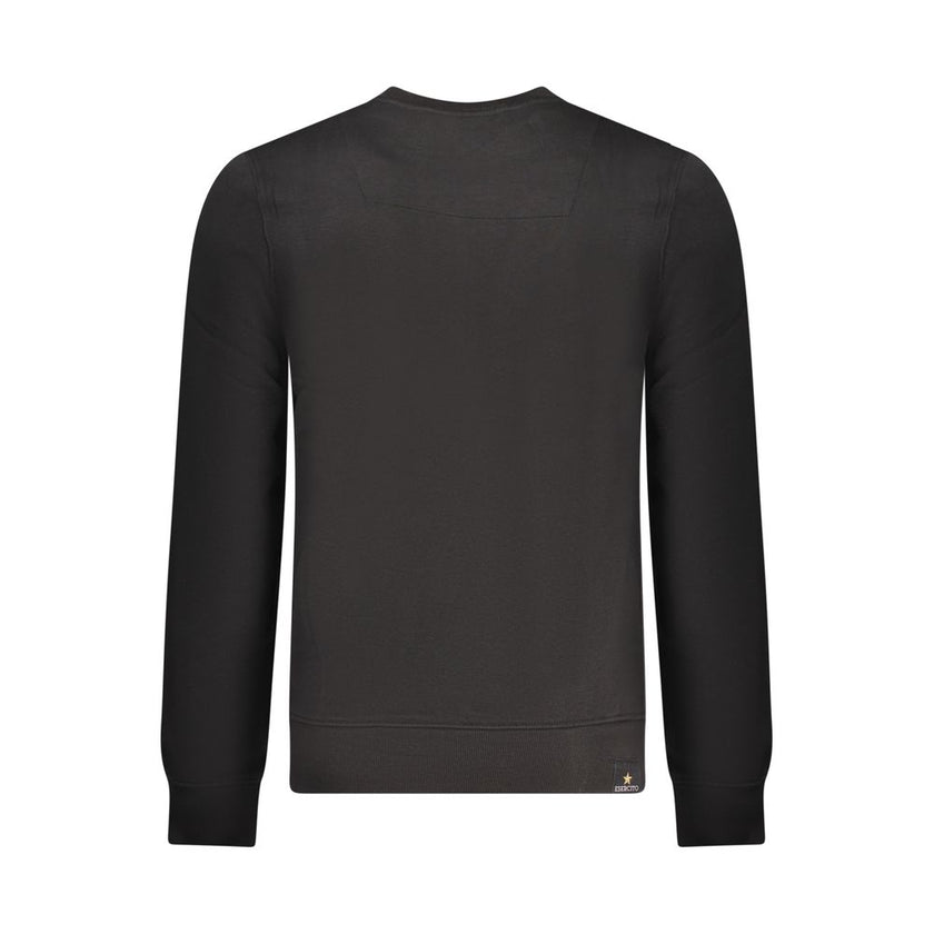 Accademia Militare Schwarzer Baumwoll-Herren-Sweatshirt