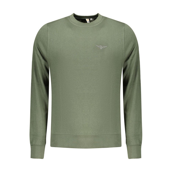 Accademia Militare Verde Baumwoll-Sweatshirt für Herren