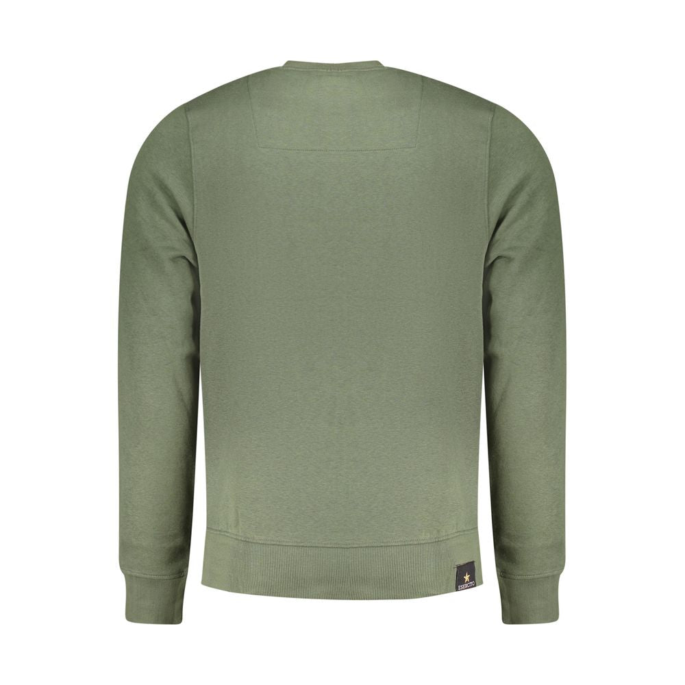Accademia Militare Verde Baumwoll-Sweatshirt für Herren