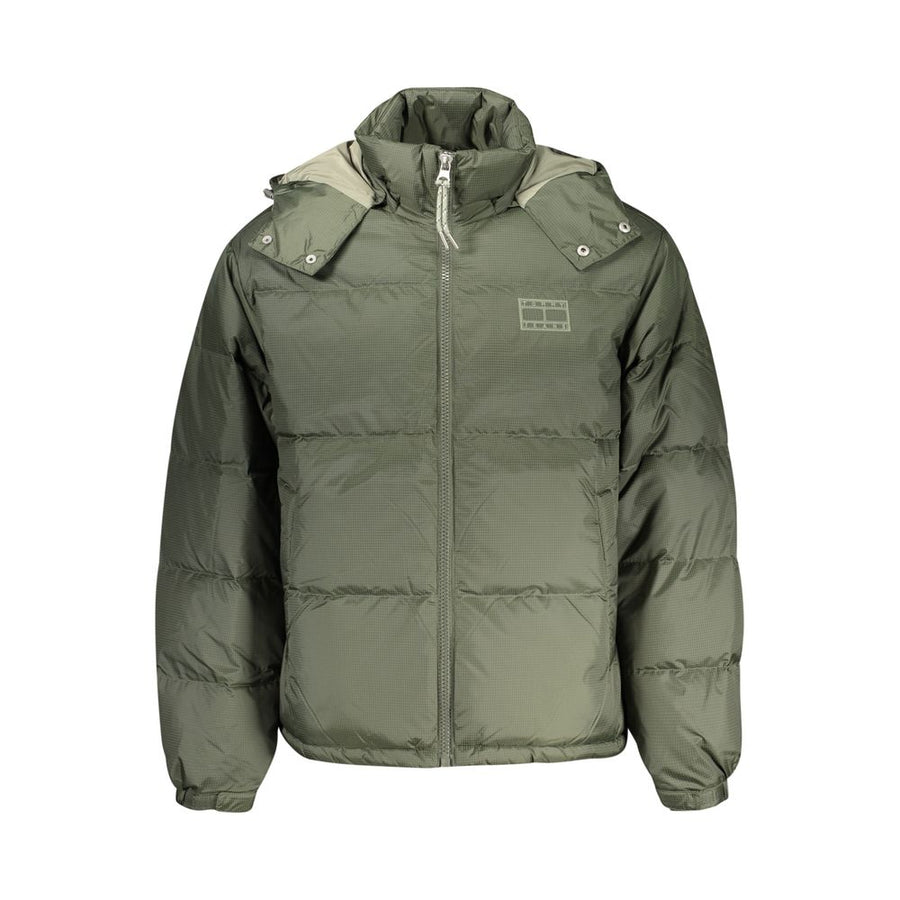 Men's Tommy Hilfiger jacket in green polyester
