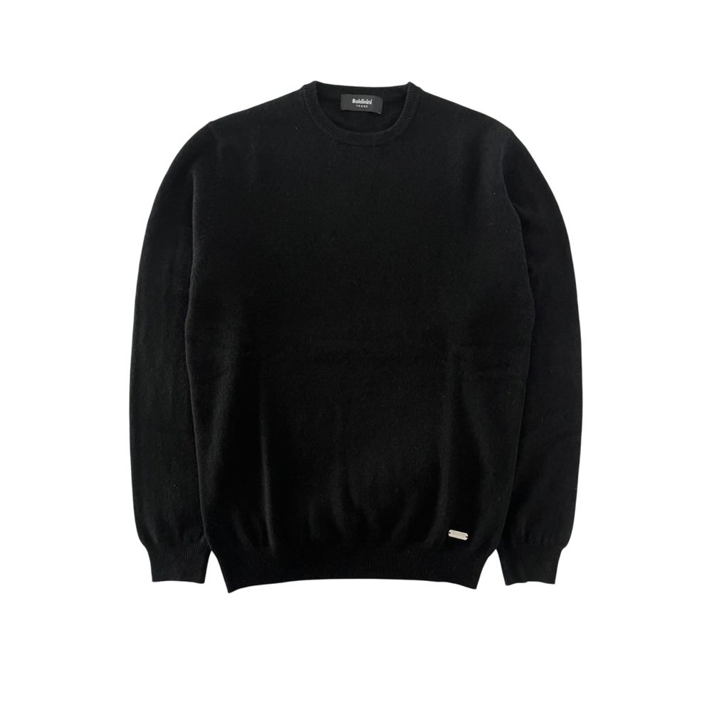 Baldinini Trend Schwarzer Kaschmirpullover