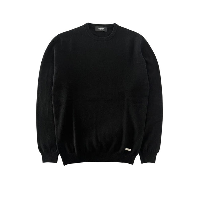 Baldinini Trend Schwarzer Kaschmirpullover