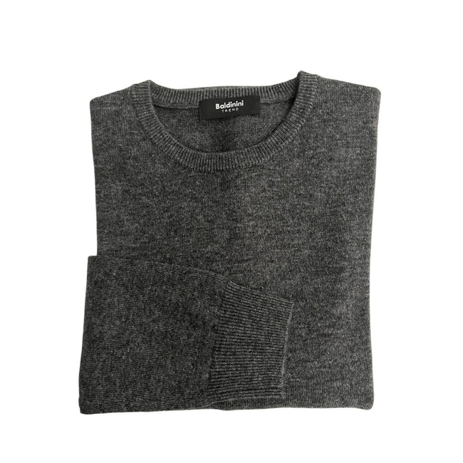 Baldinini Trend Grauer Kaschmir-Pullover
