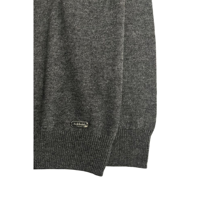 Baldinini Trend Grauer Kaschmir-Pullover