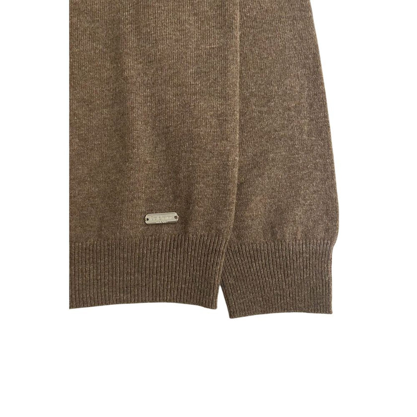 Baldinini Trend Brauner Kaschmir-Pullover