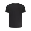 Aeronautica Militare Schwarzes Baumwoll-T-Shirt für Herren