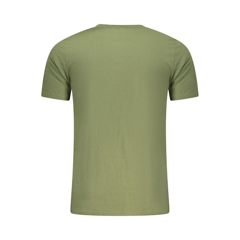 Aeronautica Militare Herren-T-Shirt aus Verde-Baumwolle