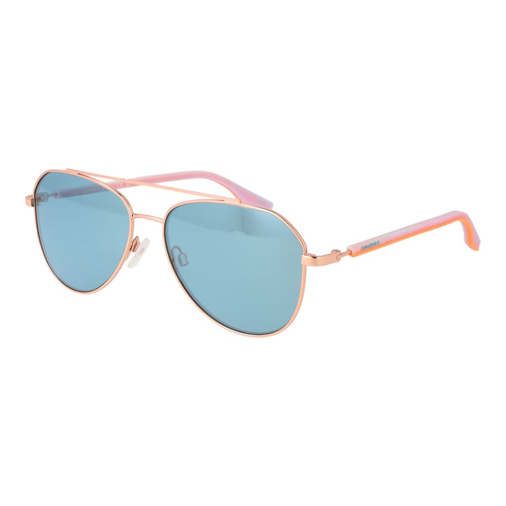 Converse Roségold-Sonnenbrille aus Gummi