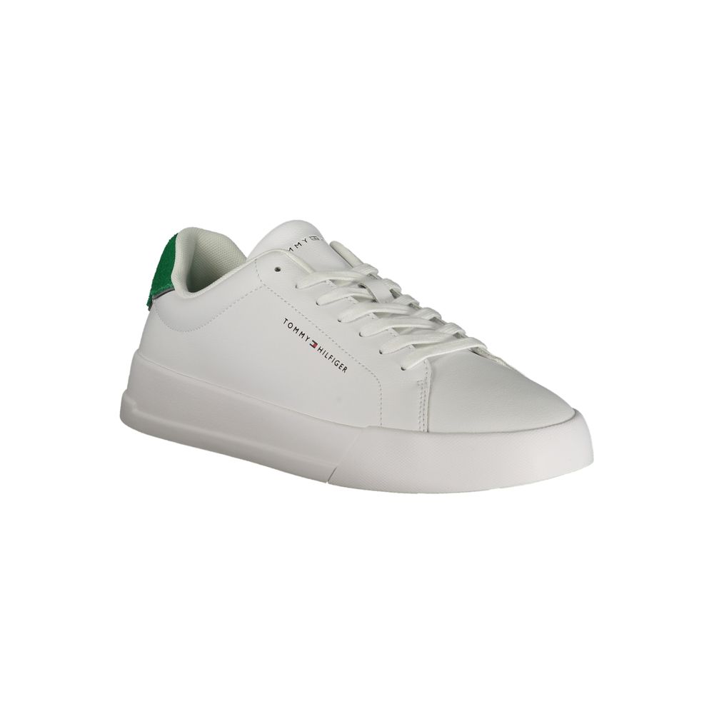 Tommy Hilfiger Men's White Polyurethane Sneaker