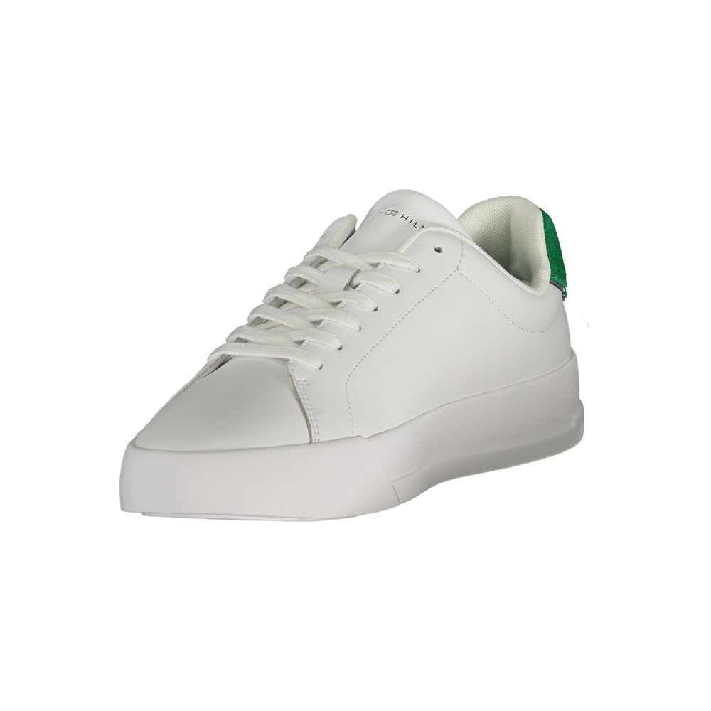 Tommy Hilfiger Men's White Polyurethane Sneaker