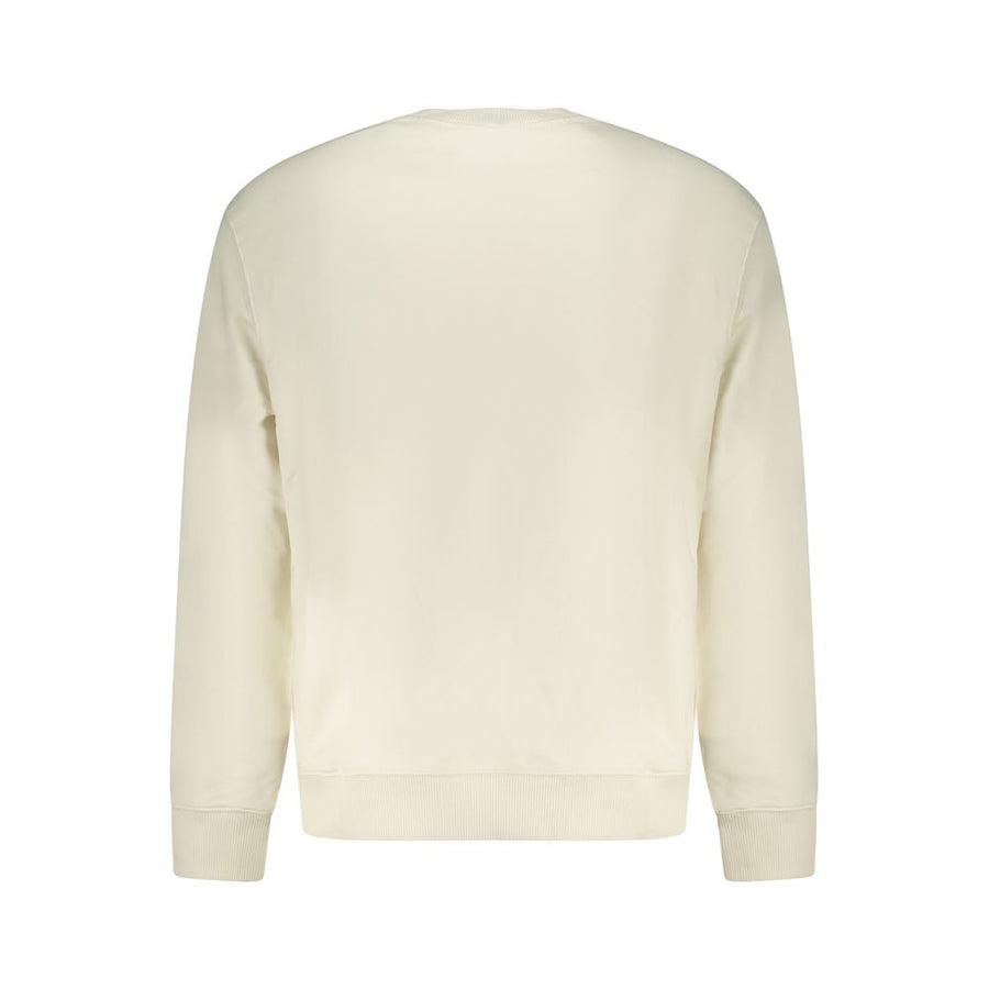 Calvin Klein Men's White Cotton Sweatshirt