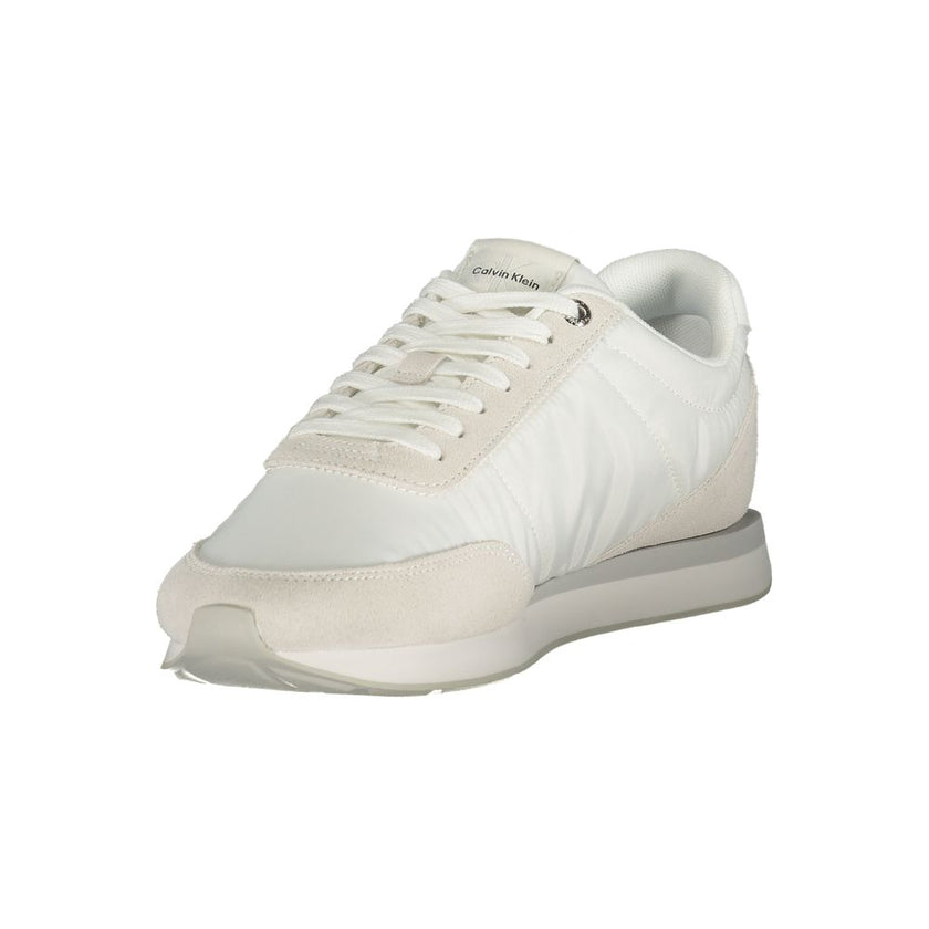 Calvin Klein Weißer Sneaker aus Polyester