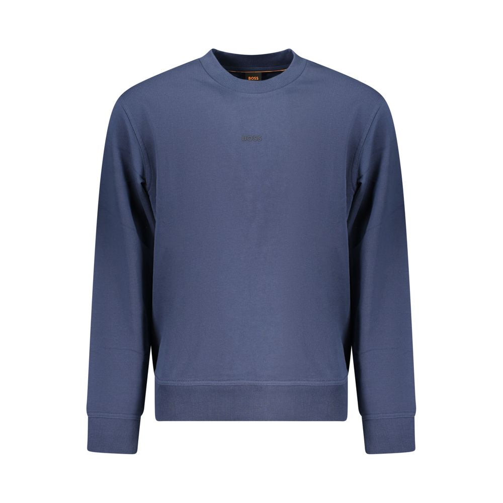 Hugo Boss Men's Blue Cotton Sweatshirt
