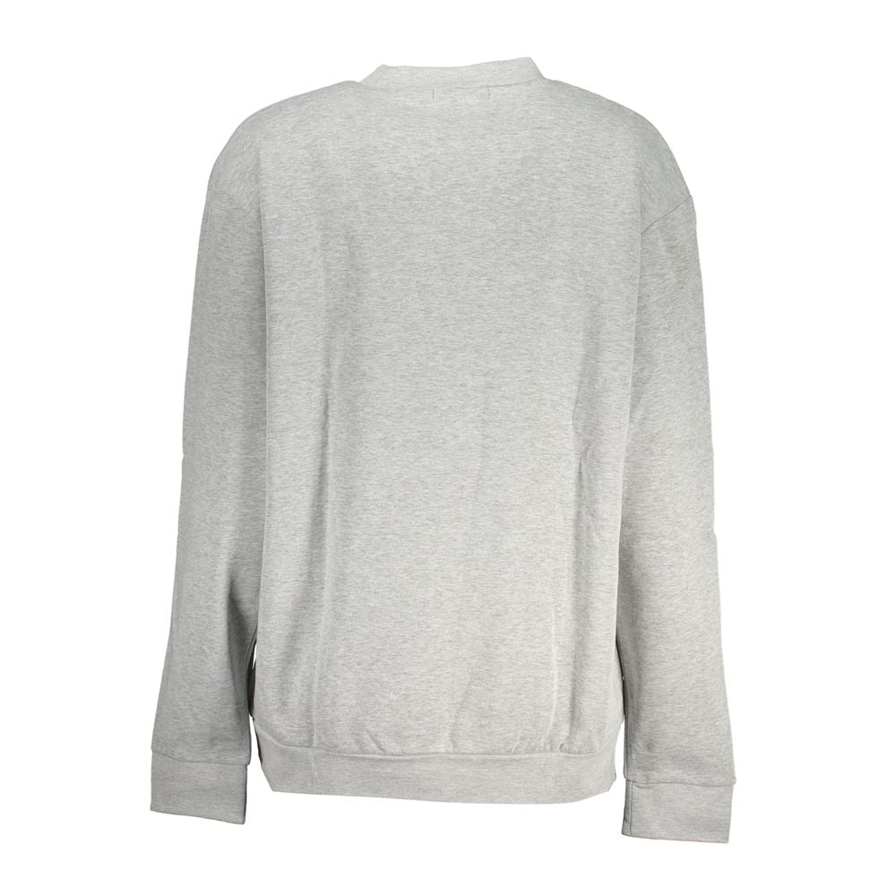 Cavalli Class Grey Cotton Sweatshirt