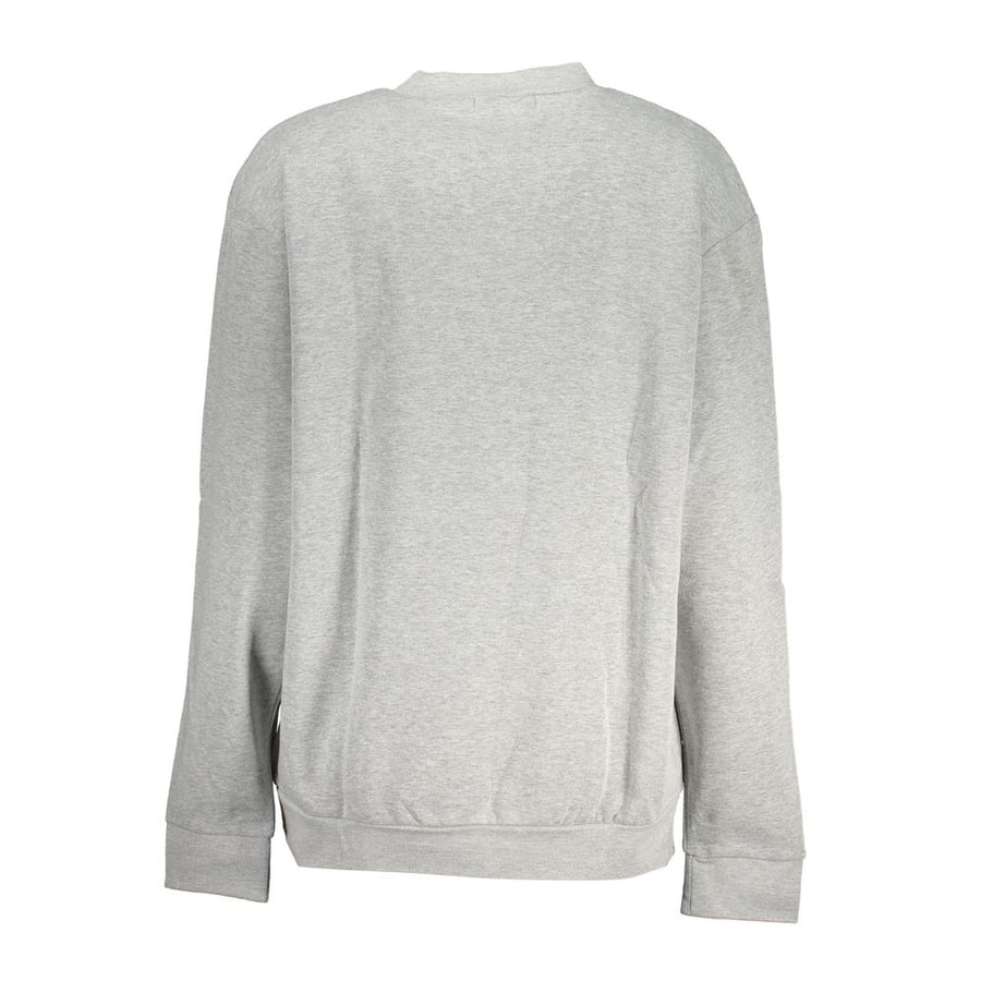 Cavalli Class Grey Cotton Sweatshirt